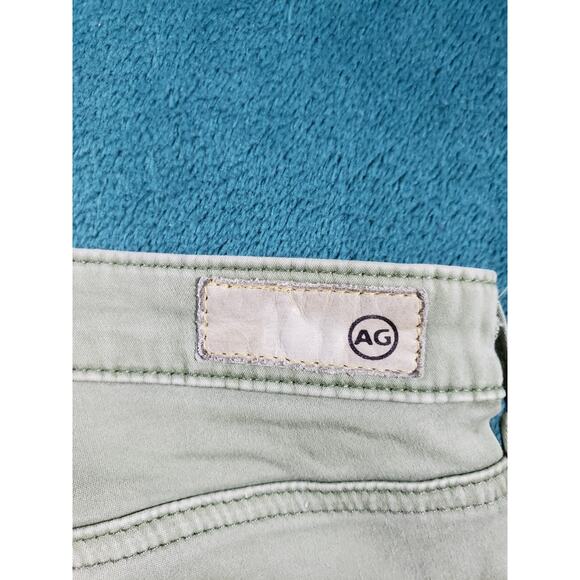 Adriano Goldschmied Jeans Size 28 Womens Green Mid Rise Crop Cigarette USA - Picture 12 of 13